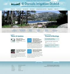 El Dorado Irrigation website powered by Vision Internet